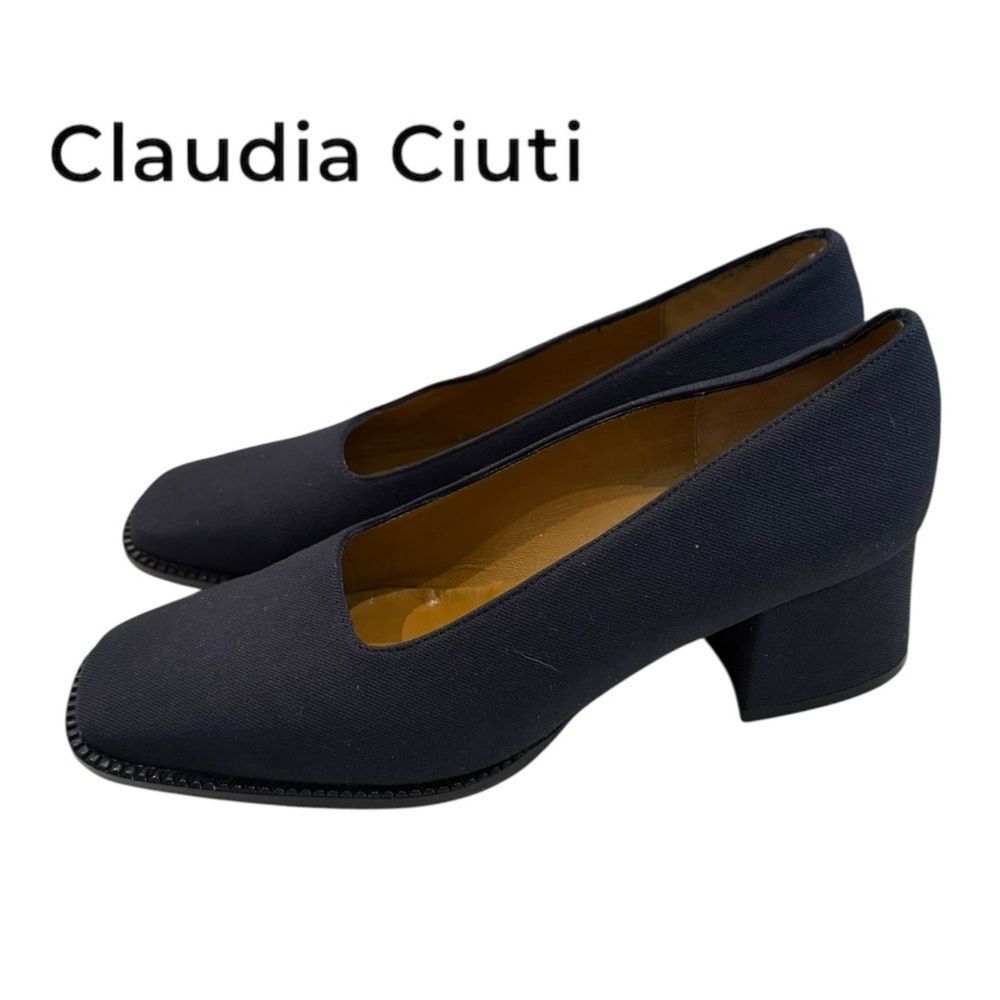 Claudia Ciuti Luxury Designer Women's Navy Pumps 7.5